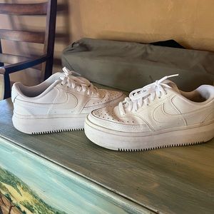 Platform Nike Air Force Ones
